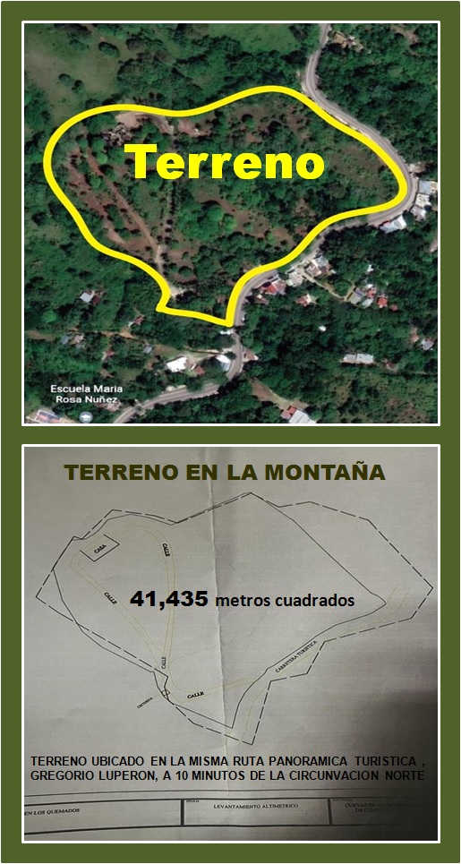 solares y terrenos - 41,435 MTS.2 de Terreno en SANTIAGO, km. 4 de la  Ruta Panorámica Turística, 7