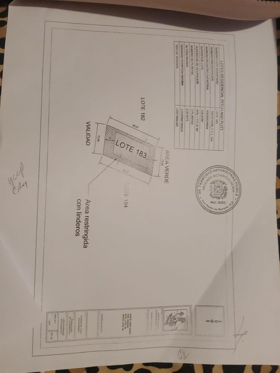 solares y terrenos - SOLAR DE 428 MTS EN PLAYA NUEVA ROMANA US$352.00