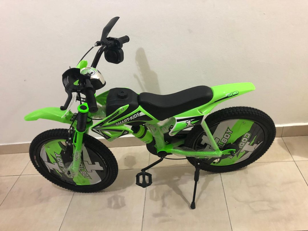 bicicletas y accesorios - Bicicleta para Niños Tipo Moto Bicimoto Aro 12 16 y 20 Motocross con sonido 1