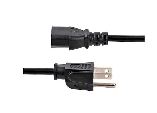 accesorios para electronica - Cable de Alimentación US Plug de 6ft 3 Clavijas  2