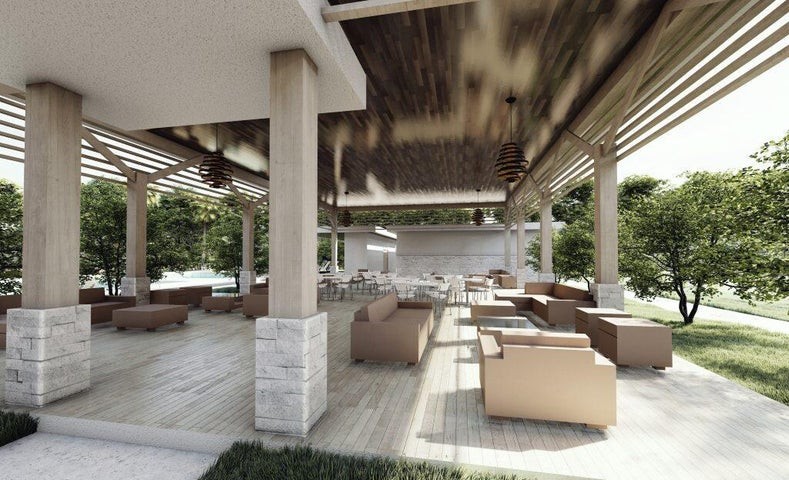 apartamentos - Proyecto en venta Punta Cana #23-133 un dormitorio, terraza, jardín privado. 5