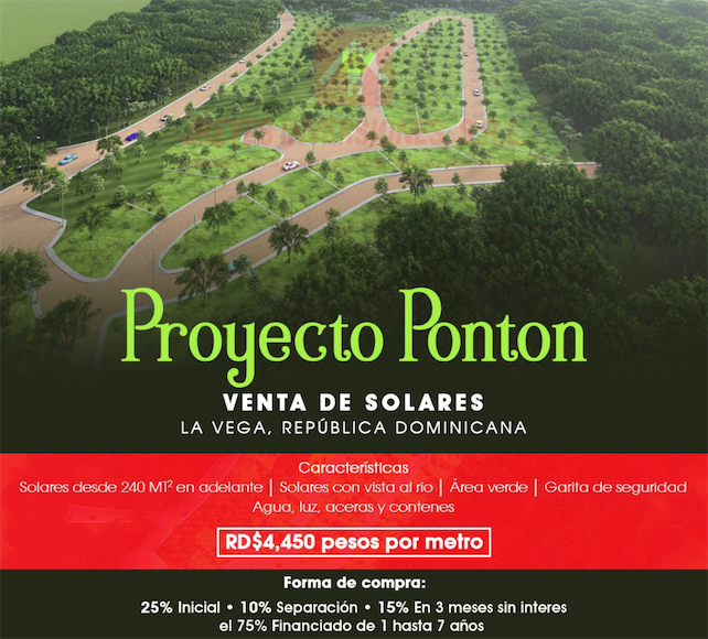 solares y terrenos - solares en la Vega republica dominicana desde 240mts 