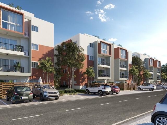 apartamentos - Proyecto residencial cerrado con áreas verdes. Bono primera vivienda 1