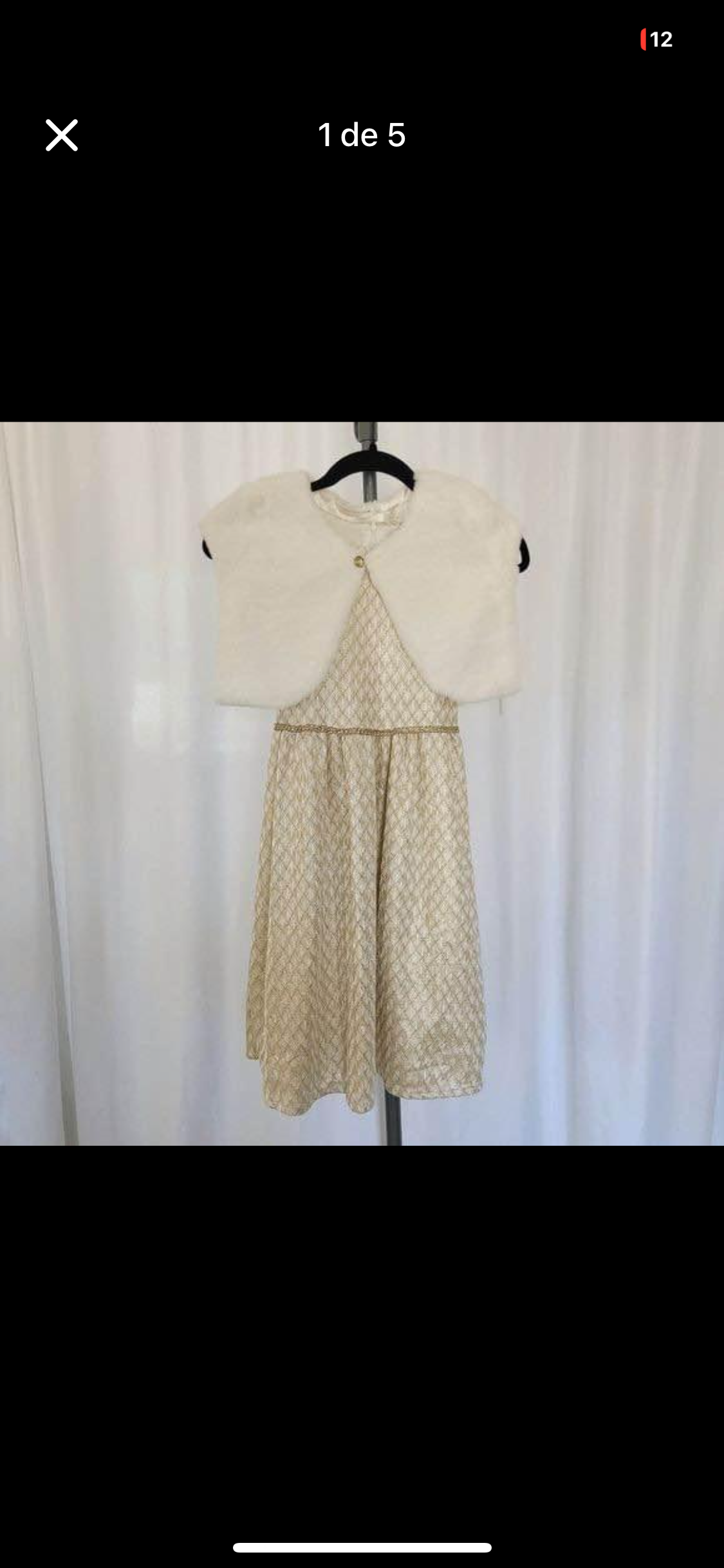 ropa y zapatos - Vestido niña 10/12 años