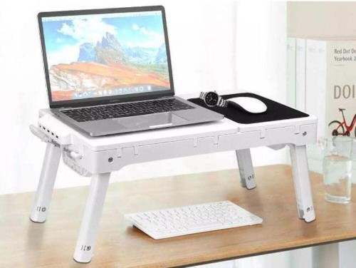 computadoras y laptops - iMounTek Tabla para laptop multiuso, con almohadilla de enfriamiento interna 1