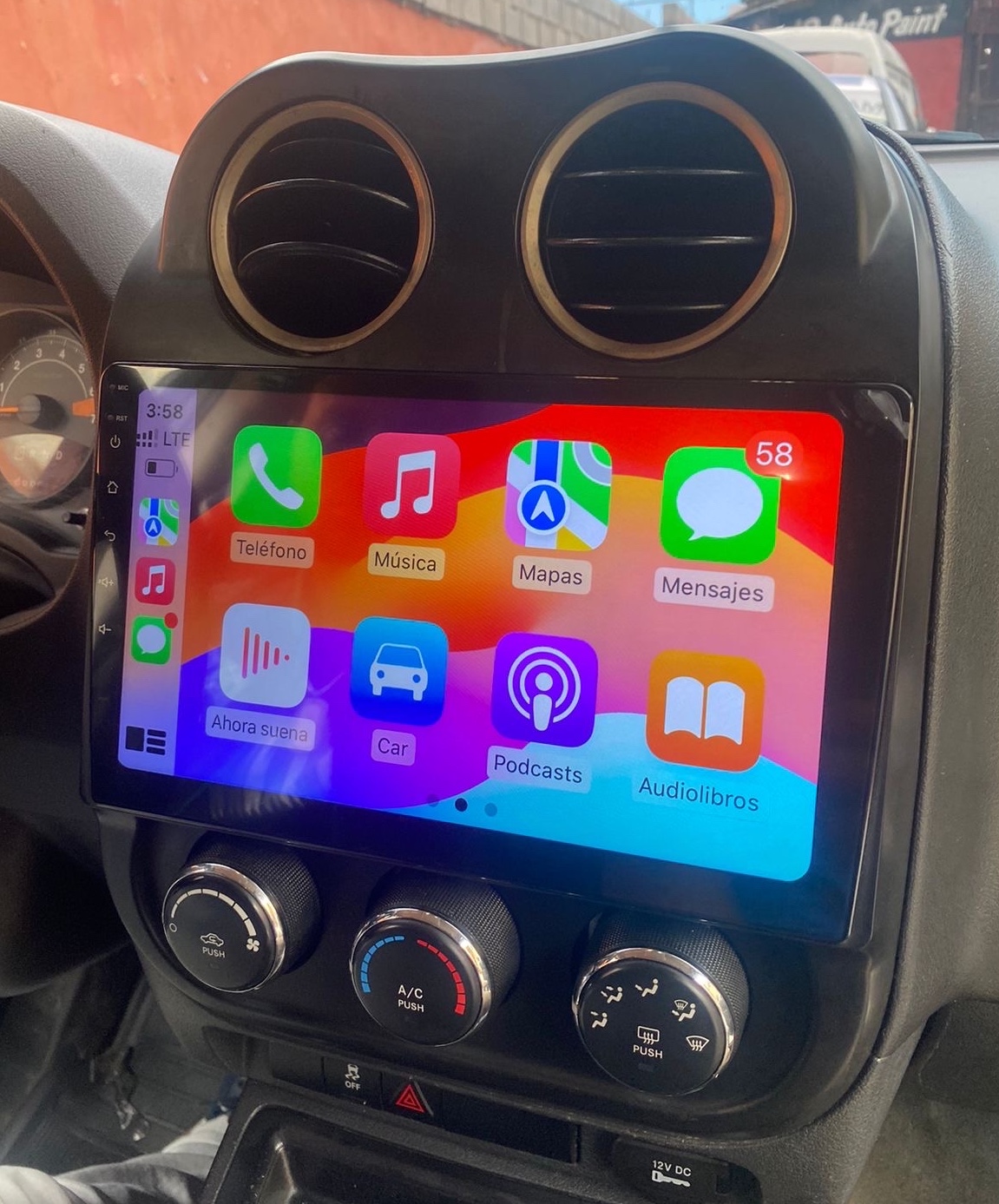 accesorios para vehiculos - Ese es radio Android CarPlay para Jeep Compas y Patriot 1