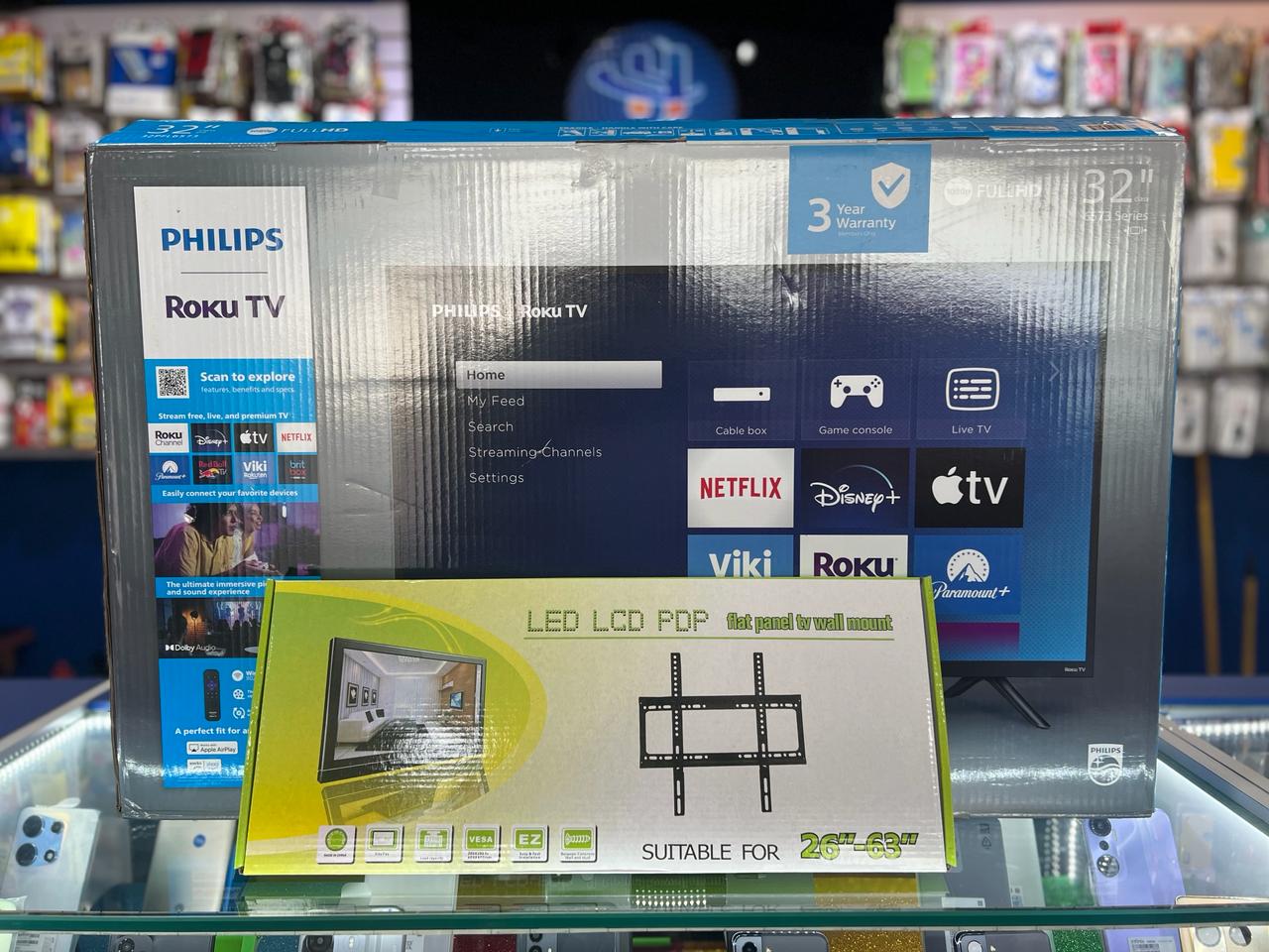 tv - PHILIPS SMART TV 32” ROKU 