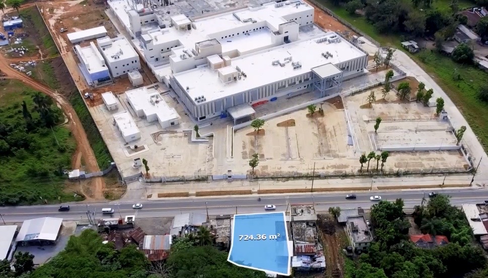 solares y terrenos - local comercial, frente a la zona más prometedora de sfm, frente al hospital.