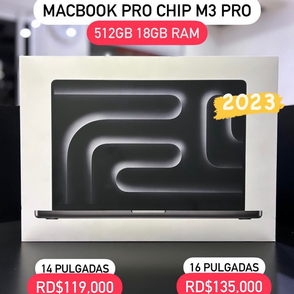 computadoras y laptops - MACBOOK PRO M3 PRO 14" 16" 512GB 18GB RAM SELLADAS OFERTAS ‼️