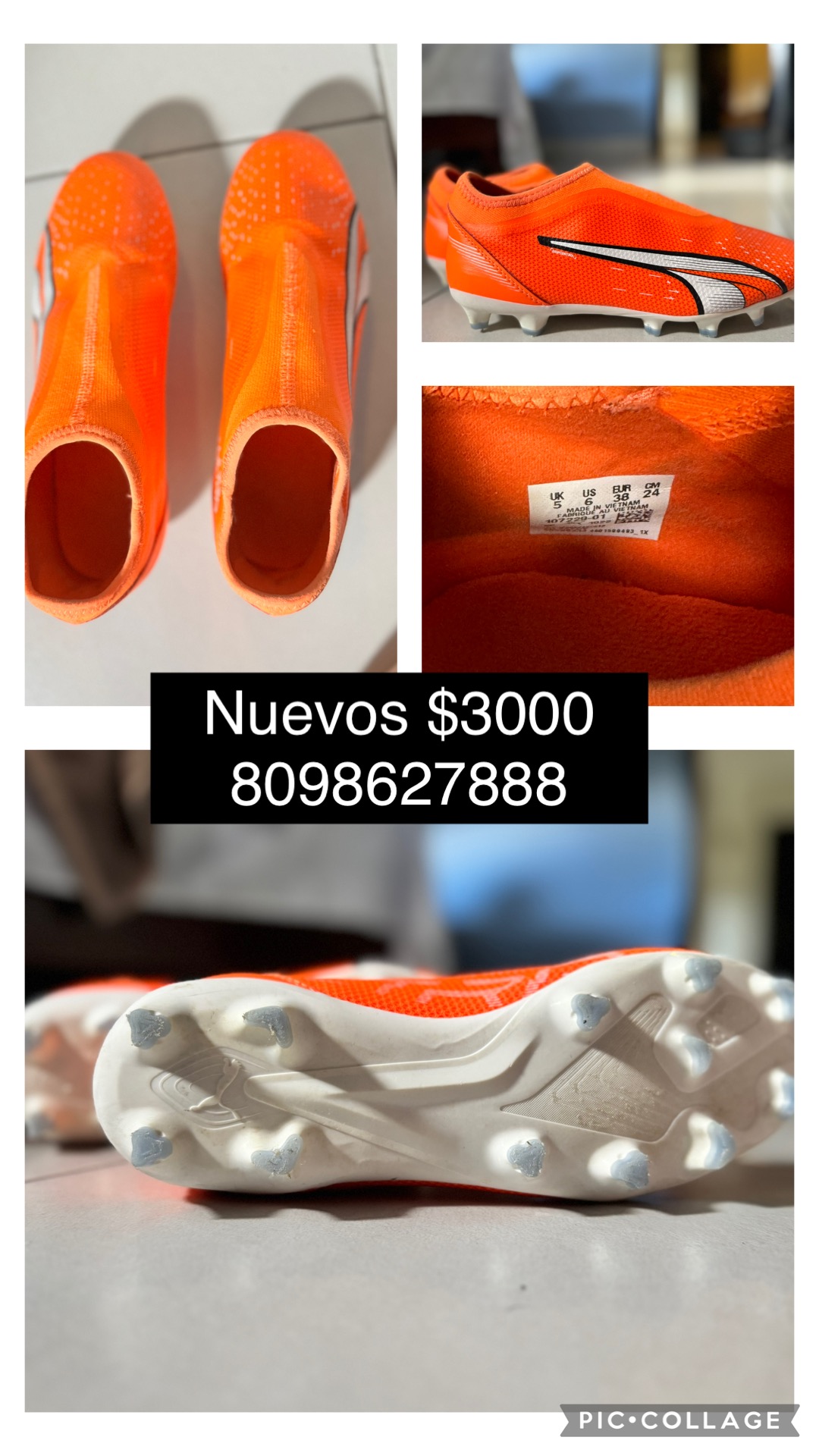 deportes - NUEVOS Tenis soccer size 6 Y $3mil  1