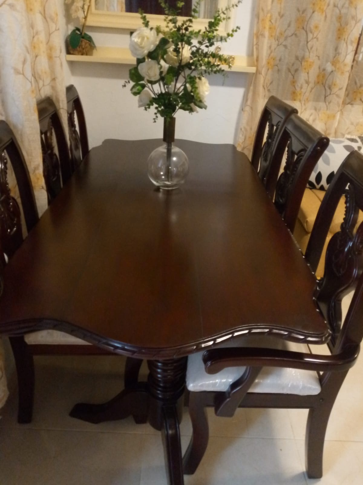 muebles y colchones - COMEDOR DE CAOBA 