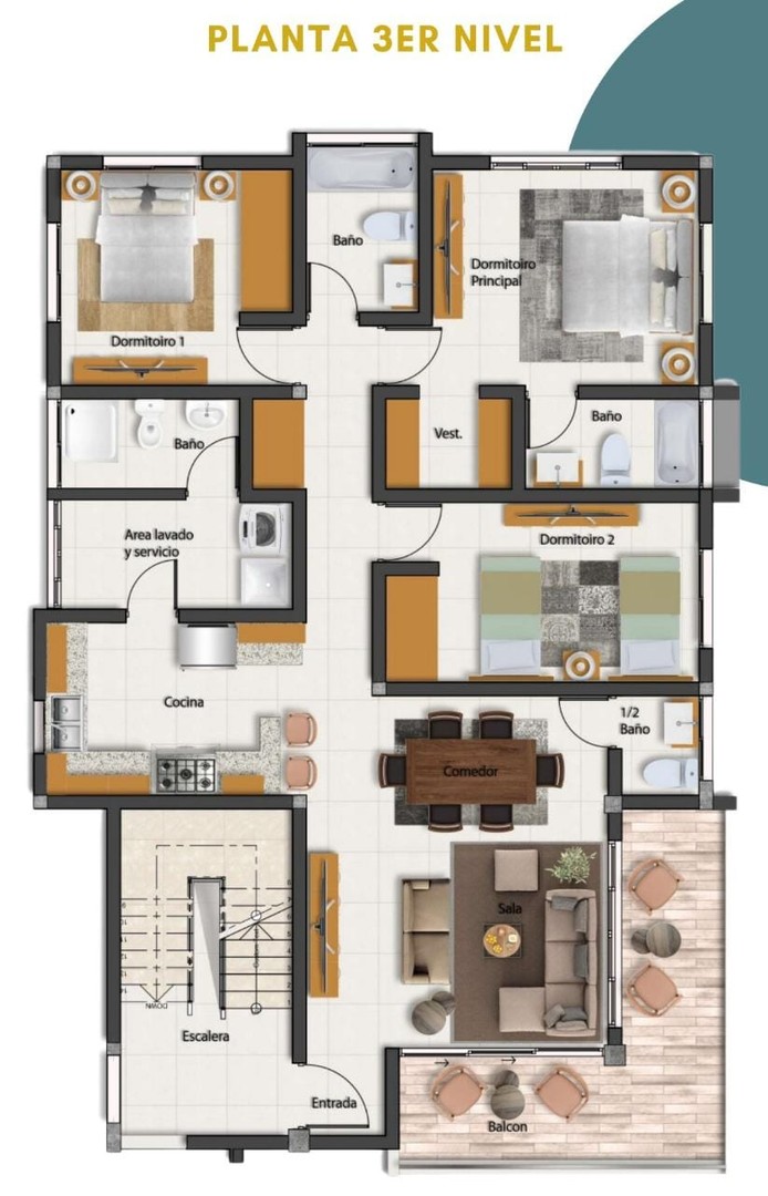 apartamentos - RESIDENCIAL SAELI I, PRADO ORIENTAL, AUTOPISTA DE SAN ISIDRO, SANTO DOMINGO ESTE 7