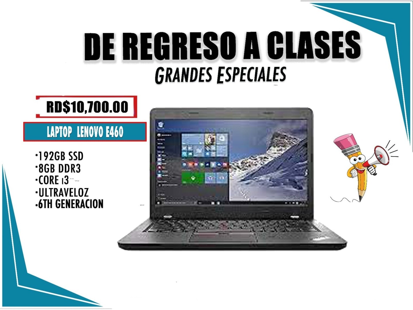 computadoras y laptops - Laptop Lenovo E460 0