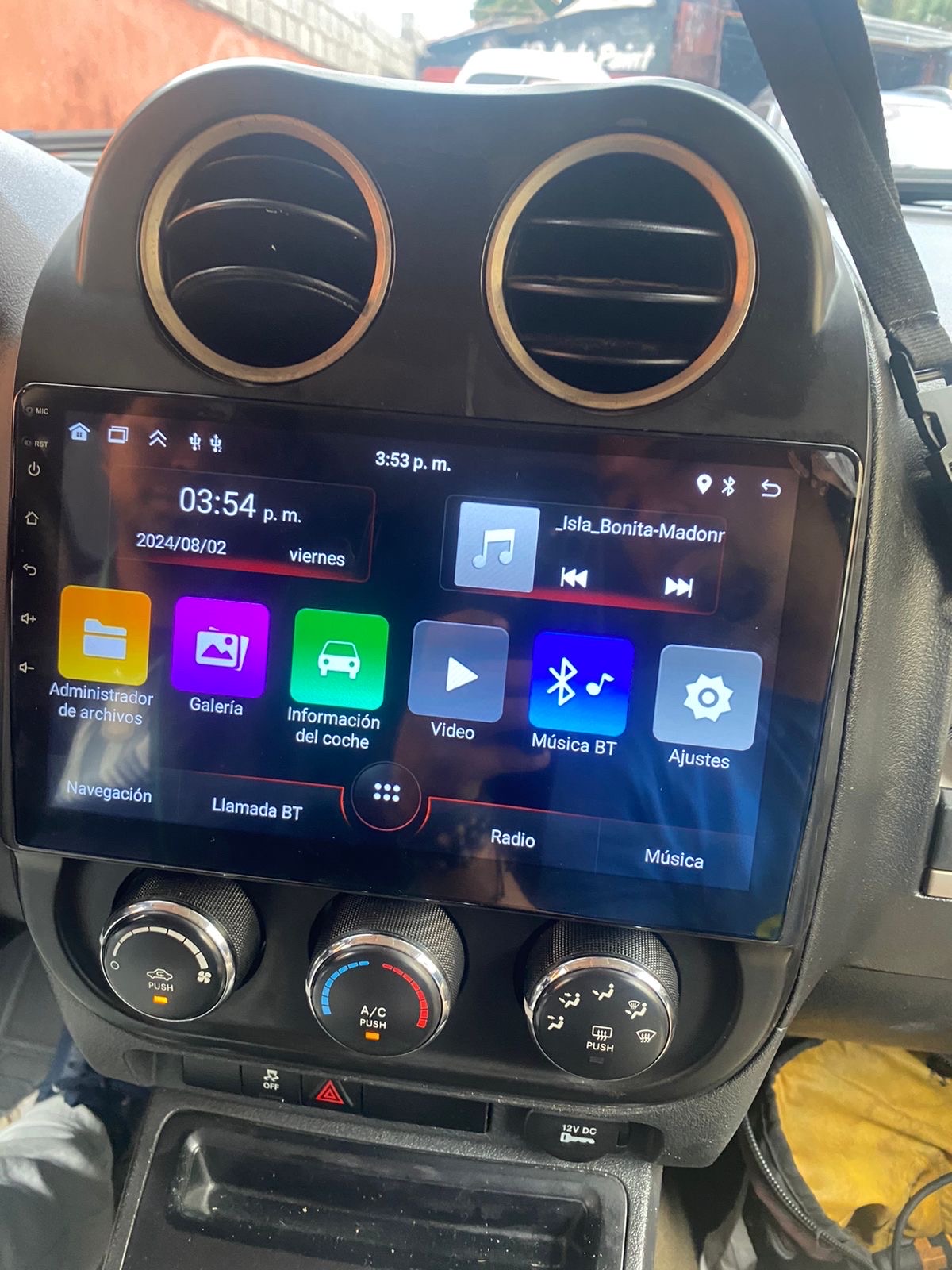 accesorios para vehiculos - Ese es radio Android CarPlay para Jeep Compas y Patriot 2