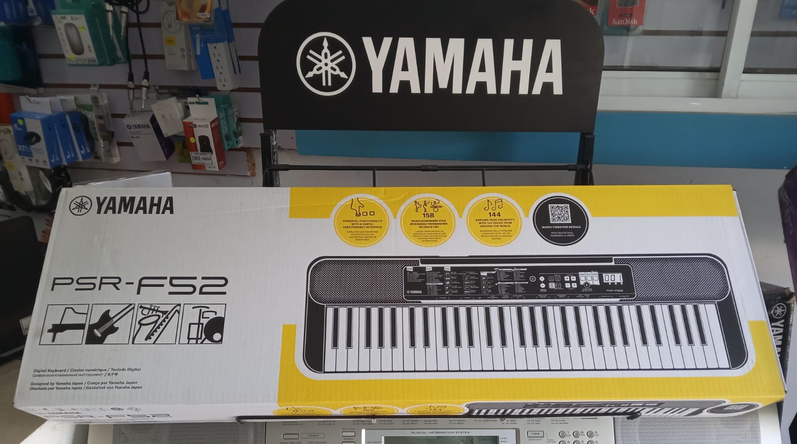 instrumentos musicales - piano yamaha Psr-F52 7