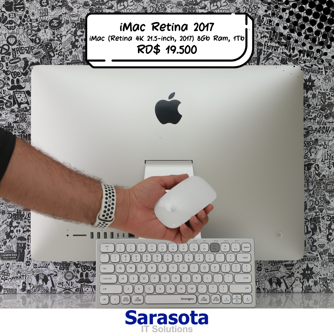 computadoras y laptops - iMac (Retina 4K 21.5-inch, 2017) 8Gb Ram, 1Tb 3