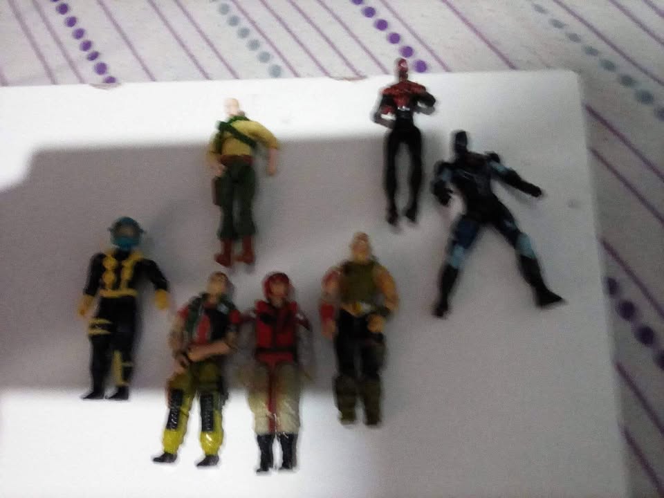 hobby y coleccion - 5 MUñECOS GIJOE Y 2 MARVEL 2