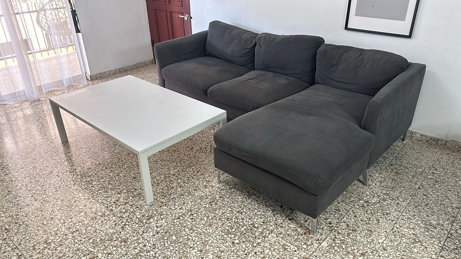 muebles y colchones - Mueble en L + Mesa de Centro