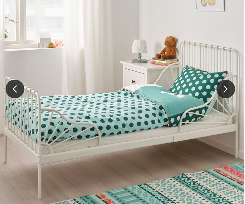 muebles -  2 camas para niñas tamaño Twin. Como nuevas! Estilo Minnen  de Ikea 3