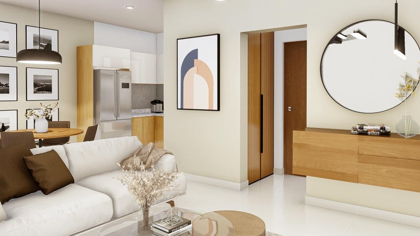 apartamentos - Proyecto en venta Punta Cana #23-930 dos dormitorios, piscina, balcón.
 1