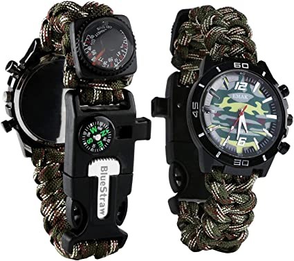 joyas, relojes y accesorios - Reloj deportivo indestructible supervivencia 6 en 1 tactico 