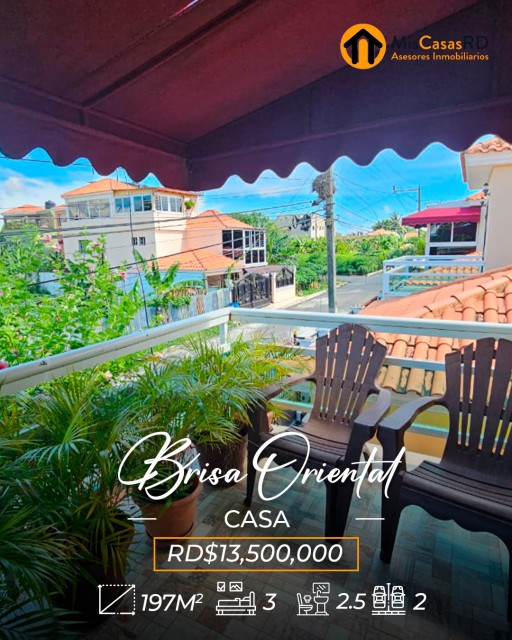 casas - Casa en venta en Urb. Brisa Oriental de 3 niveles en Santo Domingo Este📍✨ 7