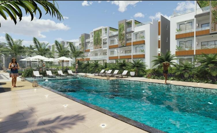 apartamentos - Proyecto en venta Punta Cana #24-317 un dormitorio, piscina, parqueo.
 9
