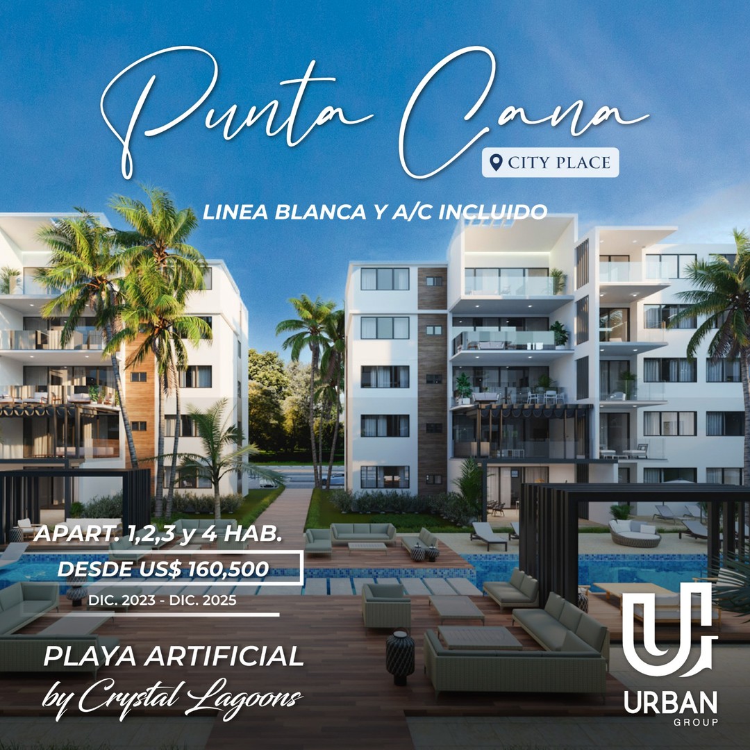 apartamentos - Apartamentos Listos y en Planos con Linea Blanca y AC Punta Cana 3