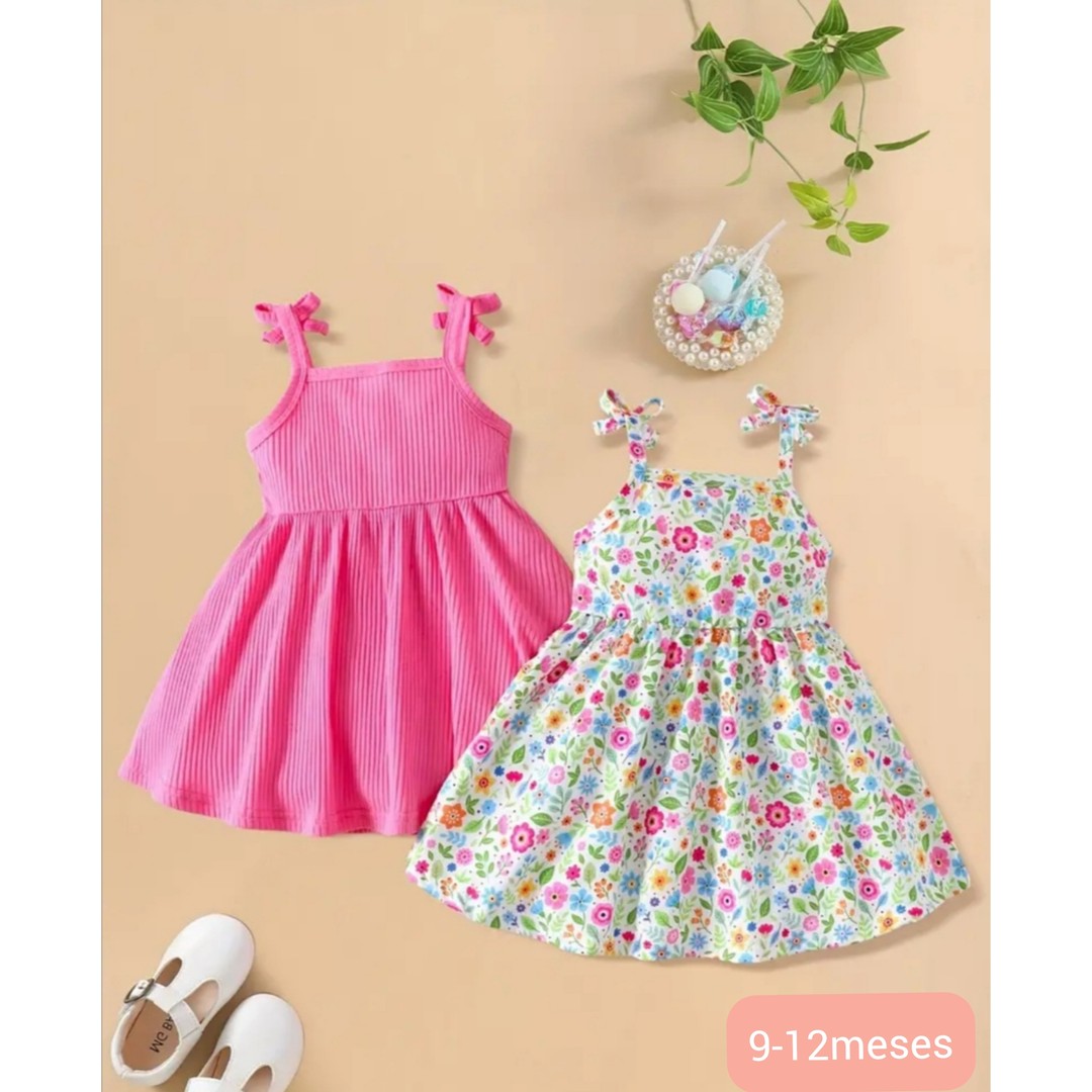 ropa y zapatos - Vestidos y conjunto de 2 pcs para niñas 2