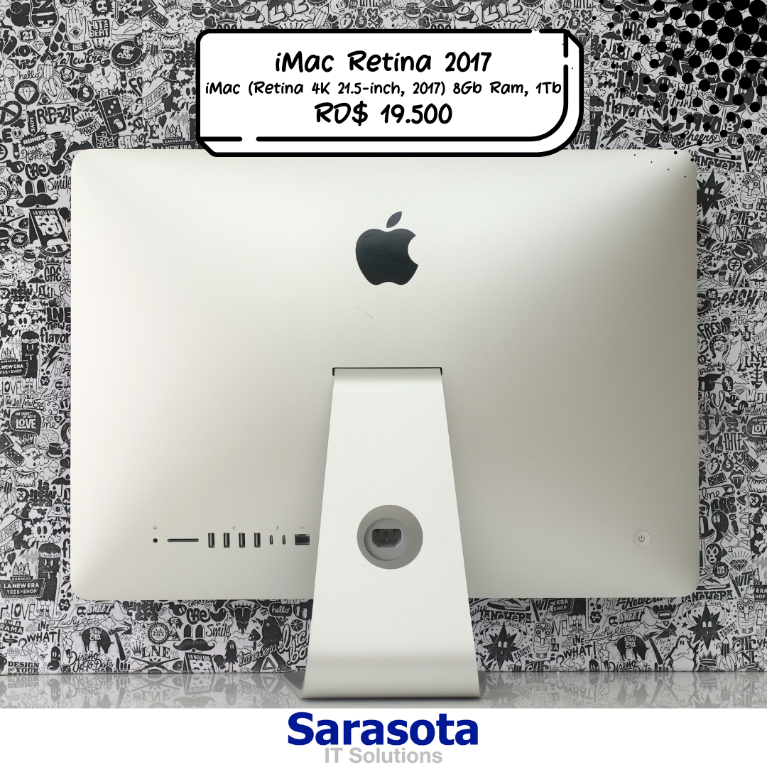 computadoras y laptops - iMac (Retina 4K 21.5-inch, 2017) 8Gb Ram, 1Tb 2