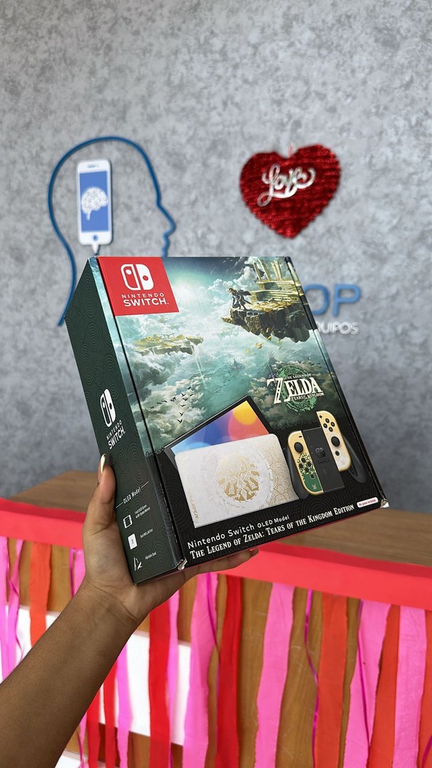 consolas y videojuegos - NINTENDO SWITCH OLED EDICION ZELDA SELLADO (SOMOS TIENDA)