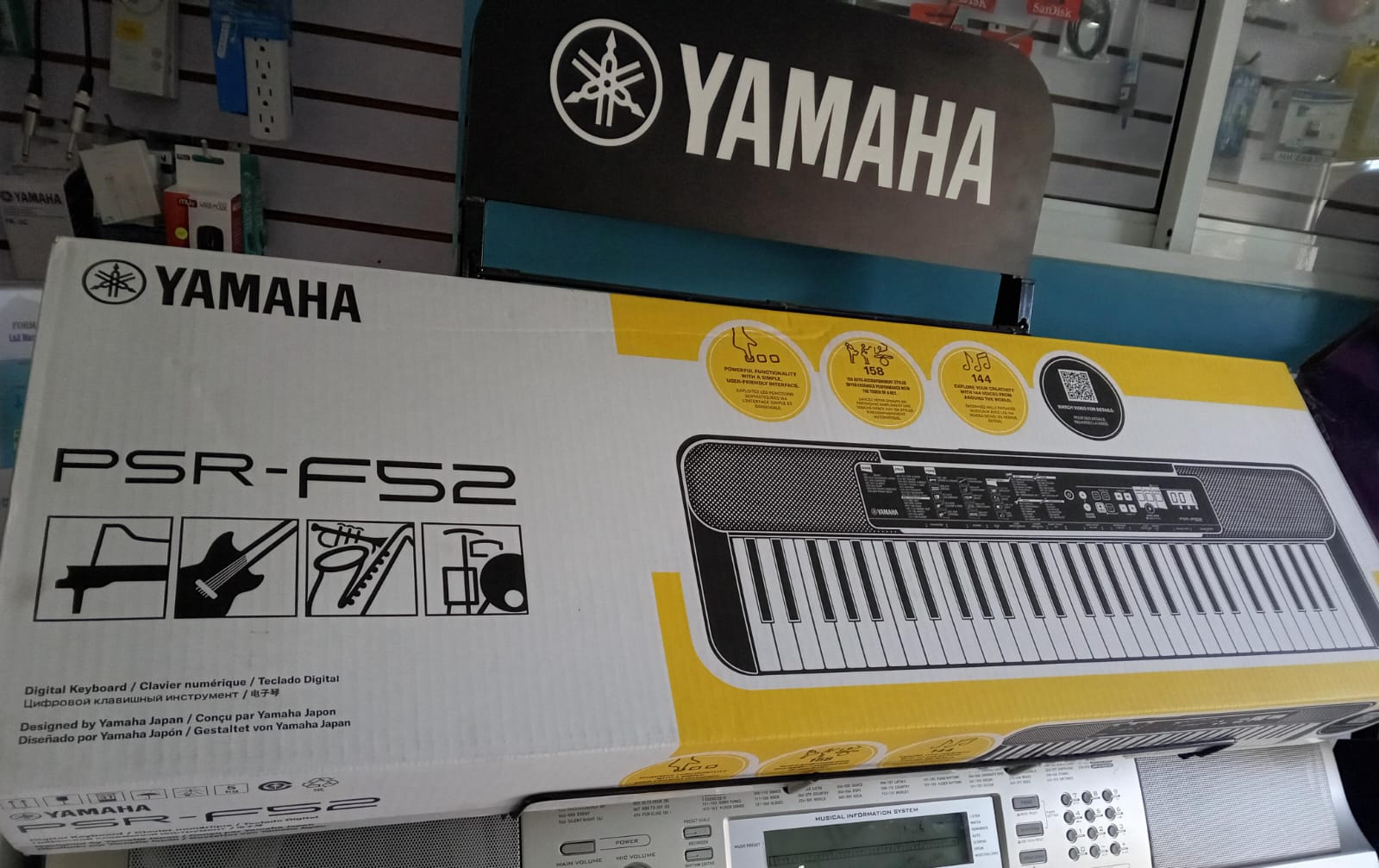 instrumentos musicales - piano yamaha Psr-F52 8