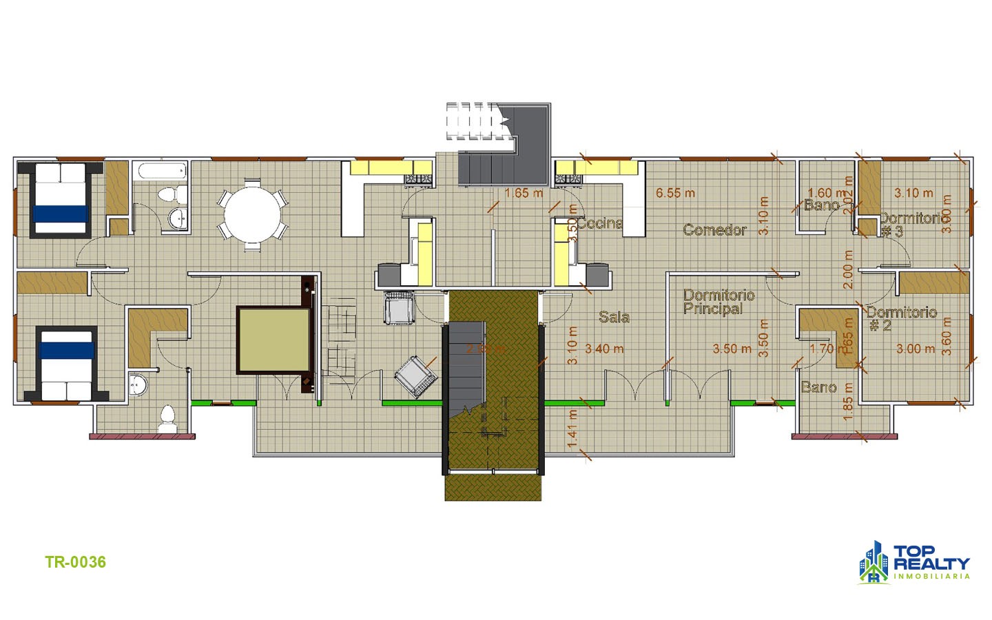 apartamentos - TR-0036: (A) Proyecto cerrado cercano a centros comerciales y mucho más. 1