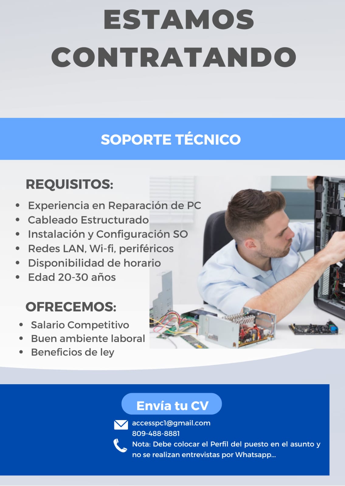 empleos disponibles - Buscamos Personal  2