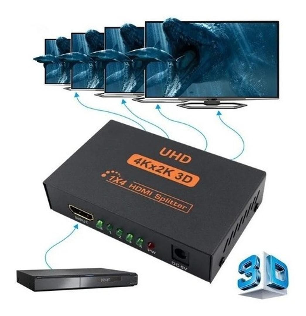 otros electronicos - Adaptador HDMI Hub Splitter 4k*2k (HDMI Splitter 1x4) 3