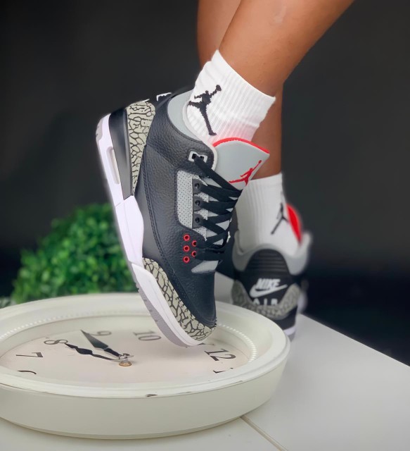 zapatos unisex - Teni Tenis Nike Air Jordan Retro 3 Black Ultimate Edition 03 Limited 2K24 🚀