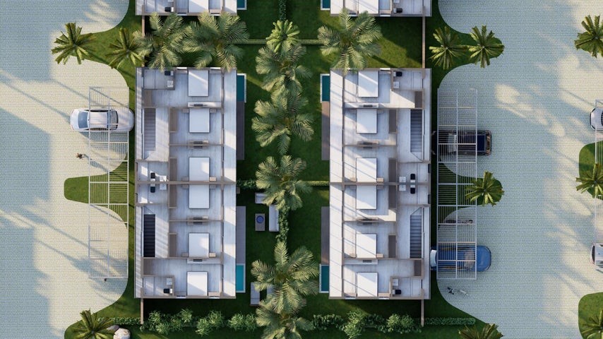 casas - Proyecto en venta Punta Cana #22-2883 3 Hab. 3.5 baños. jardín con piscina.
 5