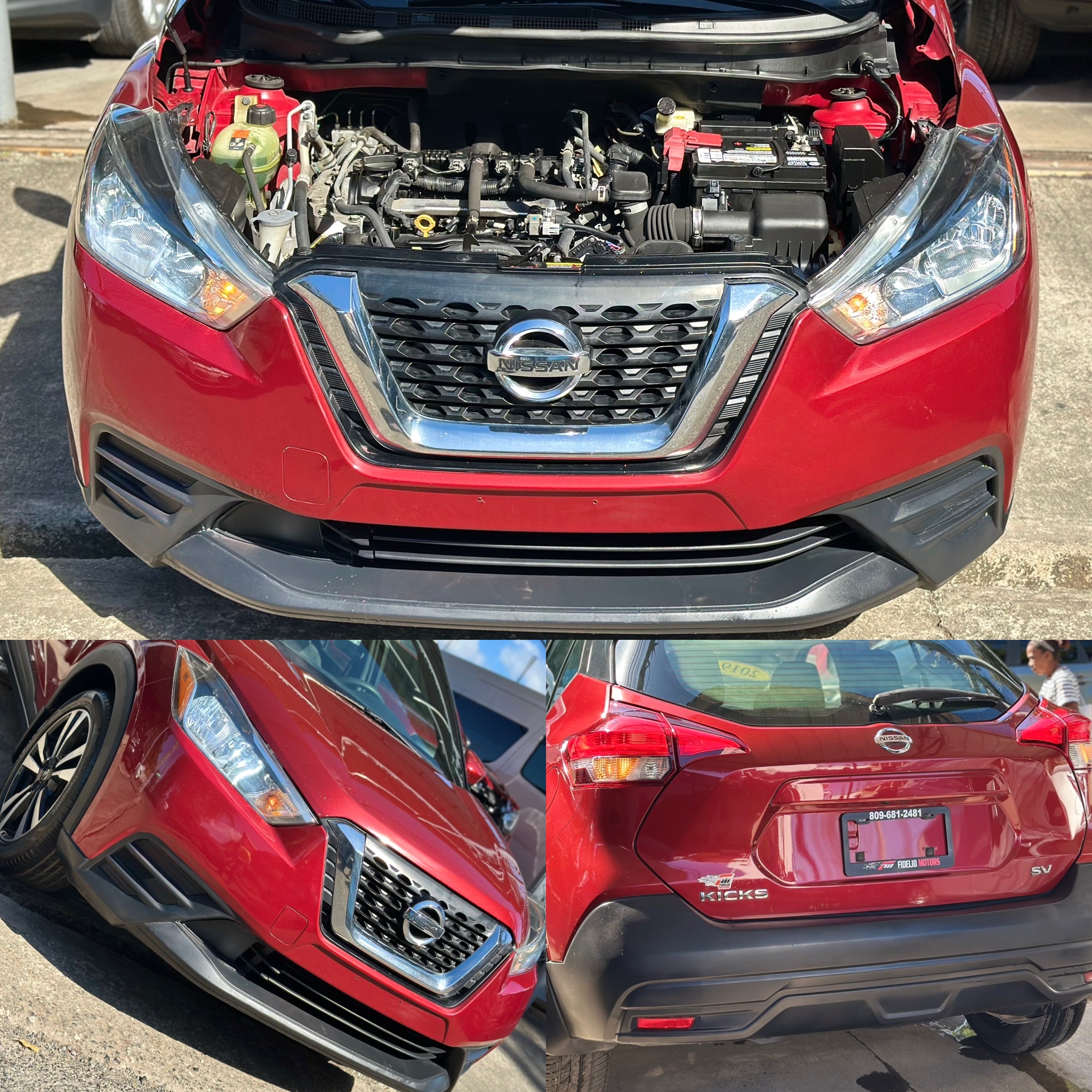 jeepetas y camionetas - 2019 NISSAN KICKS SV CLEAN CARFAX 7