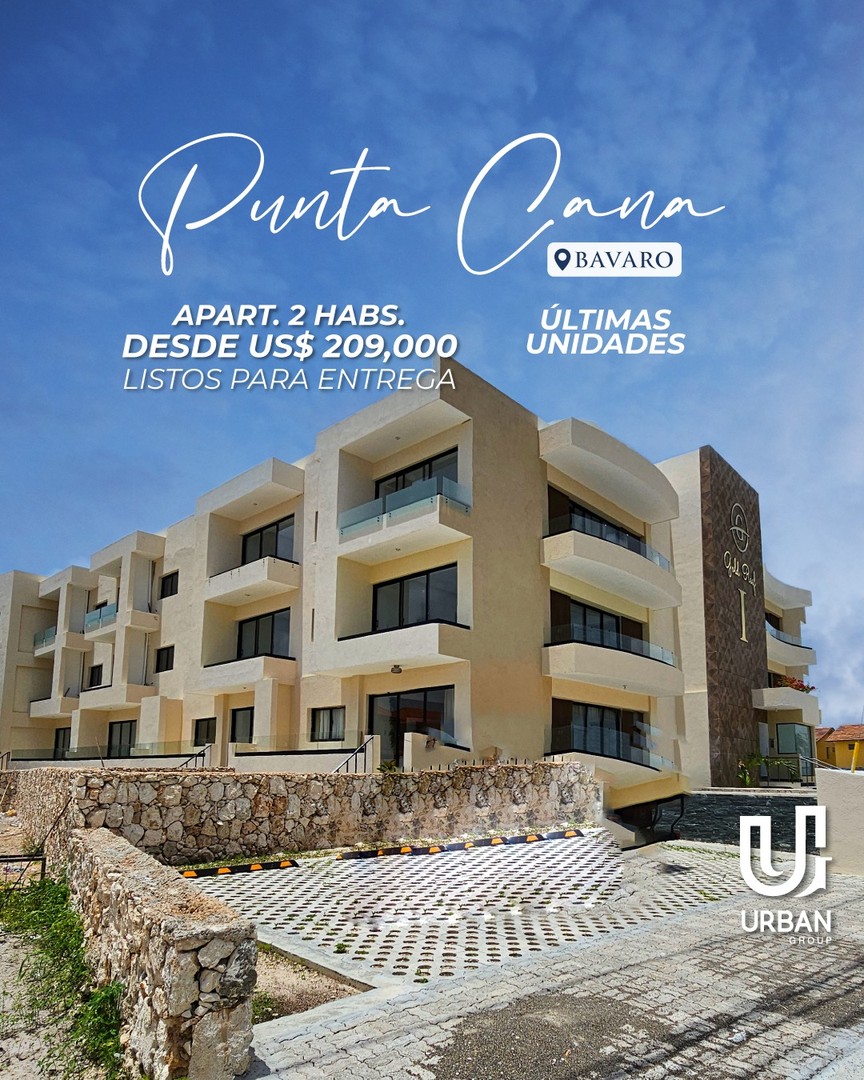 apartamentos - Apartamentos Listos de 2 Habitaciones en Punta Cana desde US$209,000