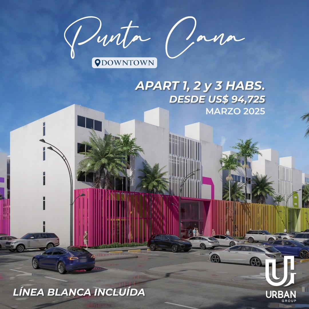 apartamentos - Apartamentos de 1, 2 & 3 habitaciones con Linea Blanca en Punta Cana 3