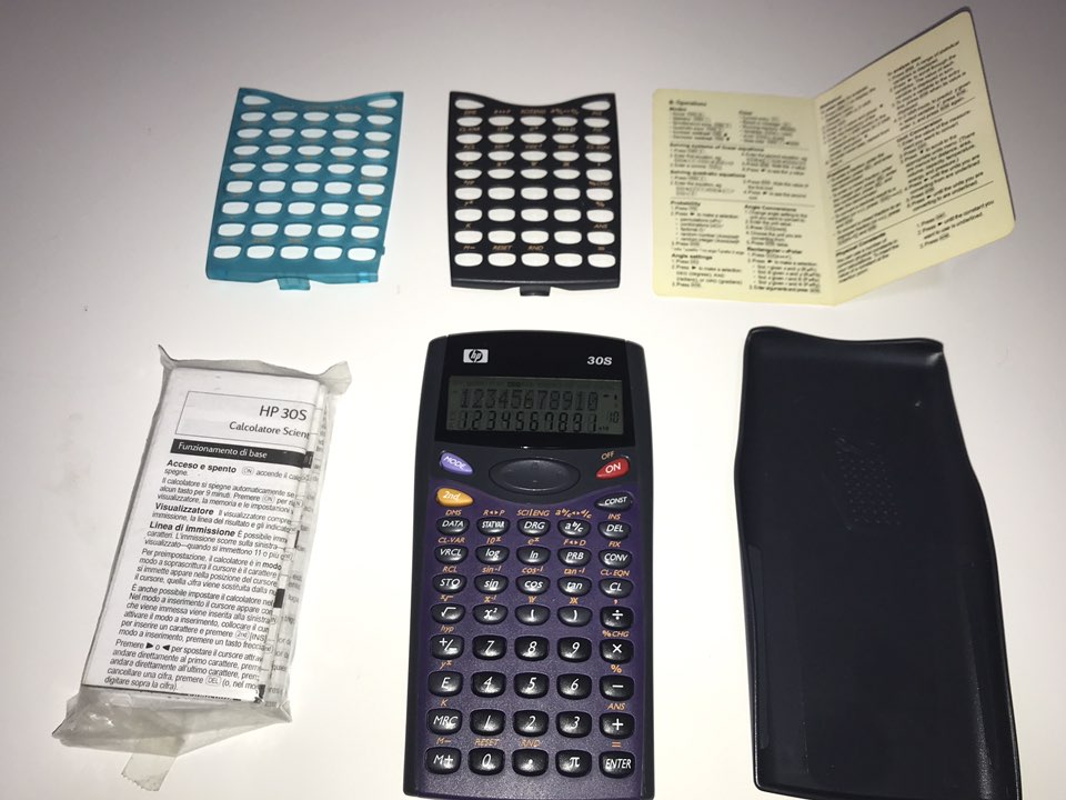 otros electronicos - Calculadora hp 30S con cases intercambiables 