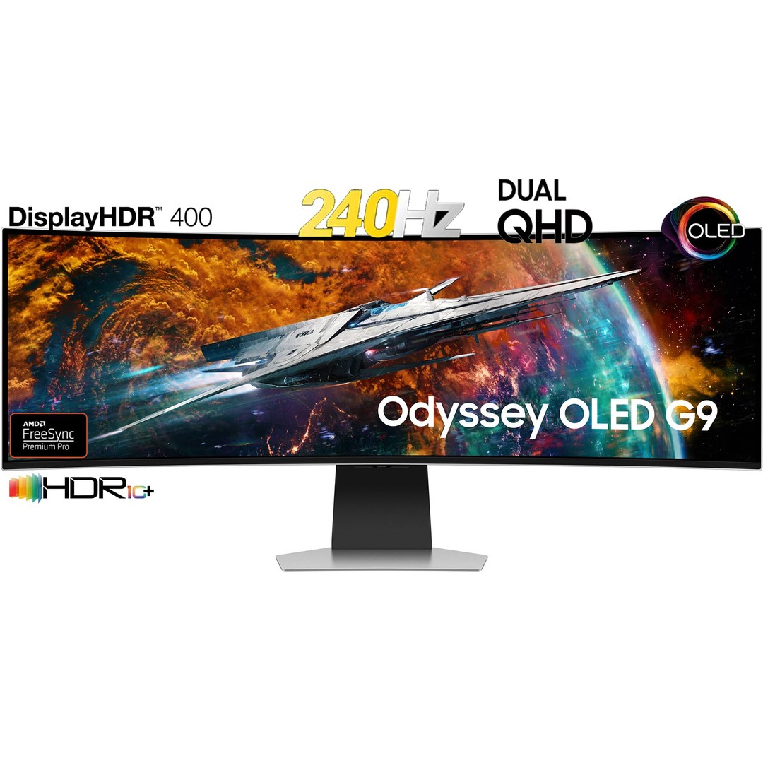 computadoras y laptops - Monitor Samsung 49 Pulgadas Odyssey G9 Oled Curvo SMART GAMING (G95SC) 240Hz