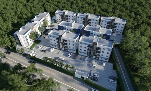 apartamentos - Proyecto De Apartamentos con Áreas sociales en Gurabo. 4