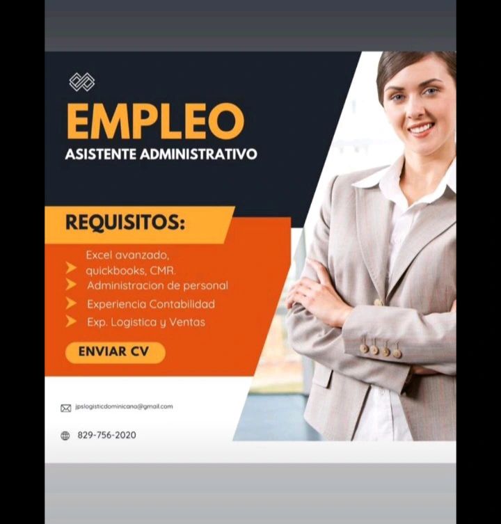 empleos disponibles - Asistente Administrativo