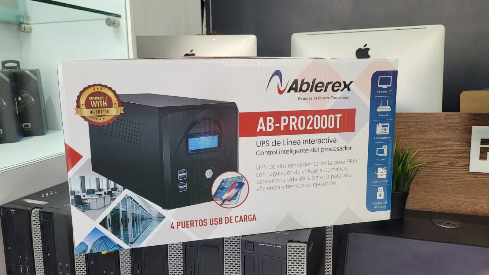 computadoras y laptops - Ups Ablerex Capacidad 2000VA / 1200W