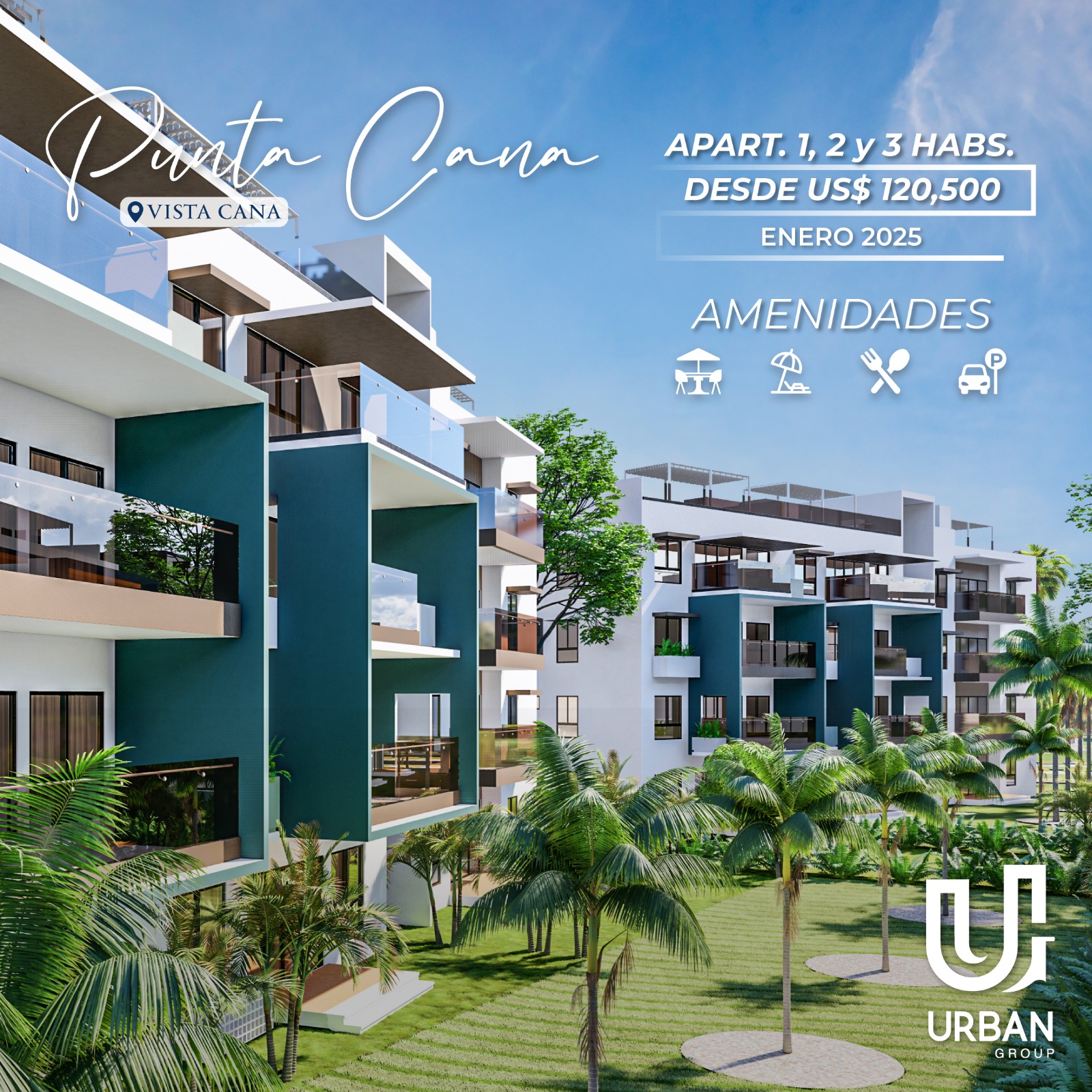 casas vacacionales y villas - Apartamentos y Villas En Vistacana Punta Cana 2