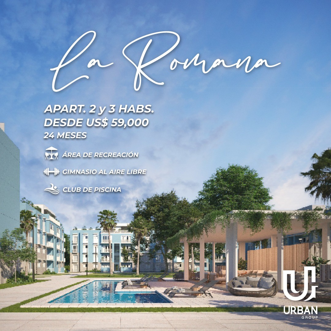 apartamentos - Apartamentos de 2 & 3 Habitaciones desde US$59,000 En La Romana