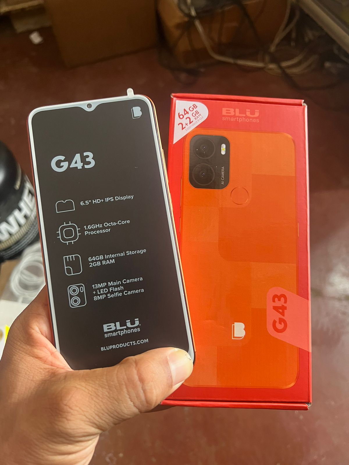 celulares y tabletas - Blu G43 64gb 4gb ram Dual Sim Nuevo 1mes Garantia 1