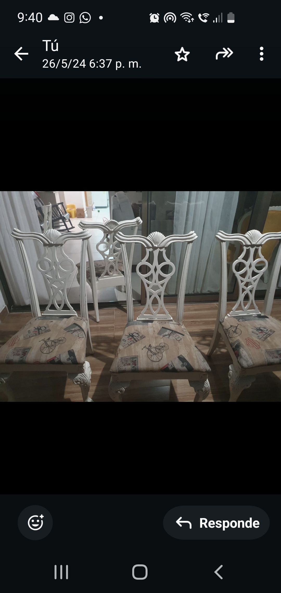 muebles y colchones -  sillas de comedor 0