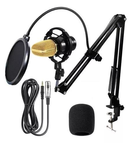 camaras y audio - Kit de microfono condensador bm800 con pedestal de mesa 1